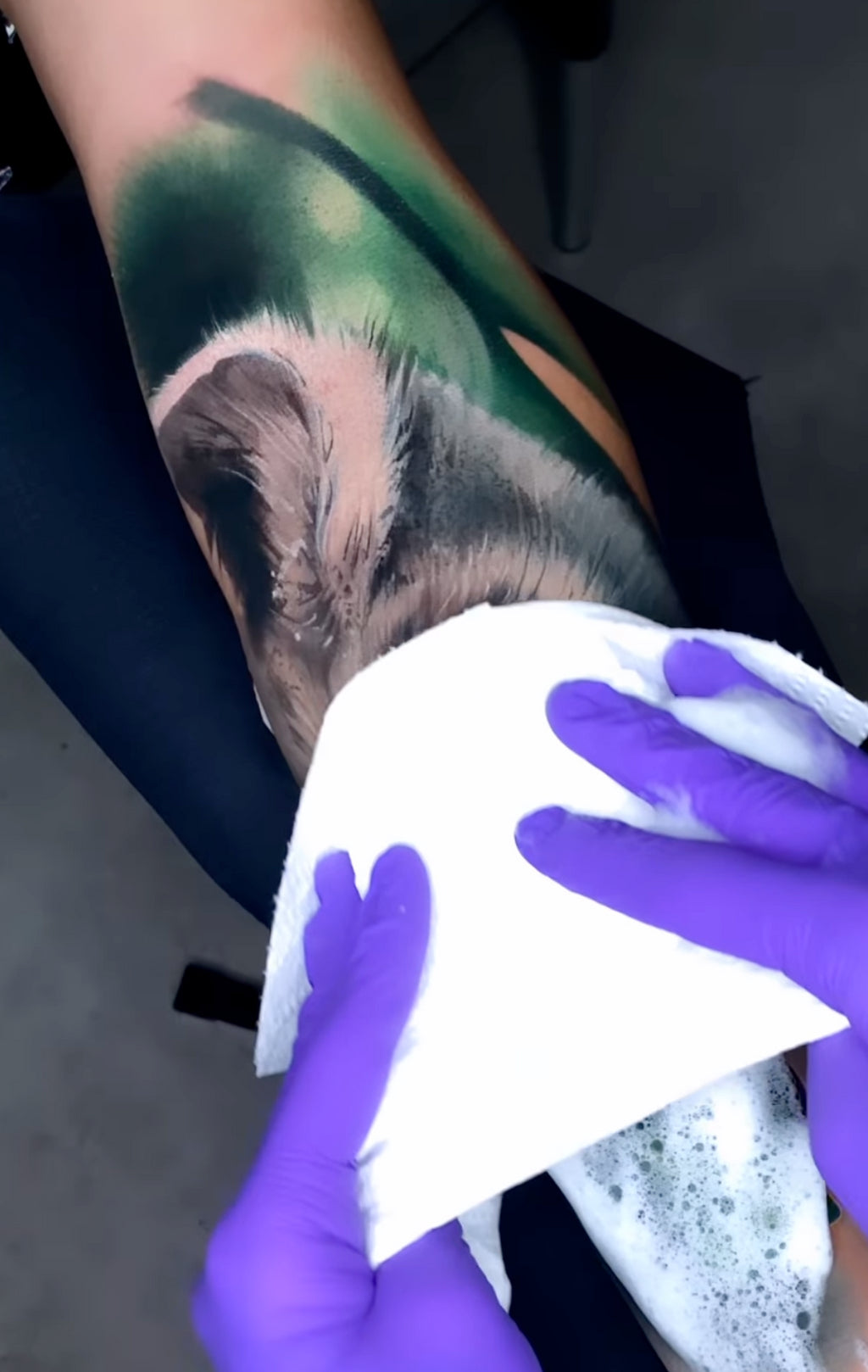 What Do Tattoo Artists Use to Wipe Ink Off? Excess and Other?